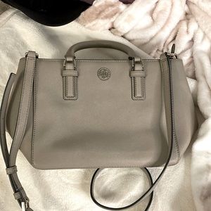 Gray Tory Burch purse